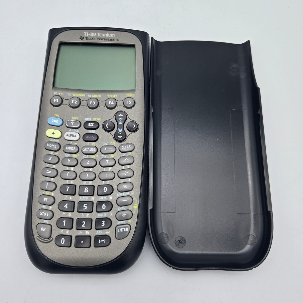 TI-89 Titanium Graphing Scientific Calculator Black Tested‎ Working